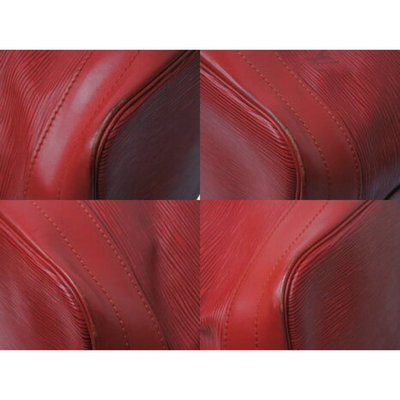 Louis Vuitton Bag Drawstring Epi Shoulder Red Leather Noe - Picture 6 of 9